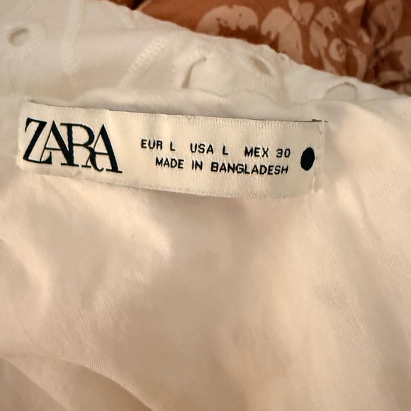 Zara White One Shoulder Dress - Picture 7 of 7